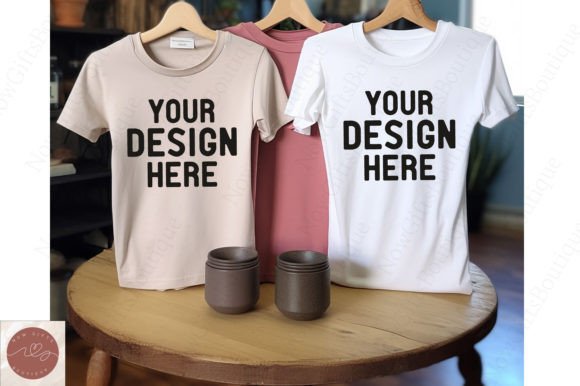Bella Canvas T-shirt Mockup 6: Graphics for T-Shirts