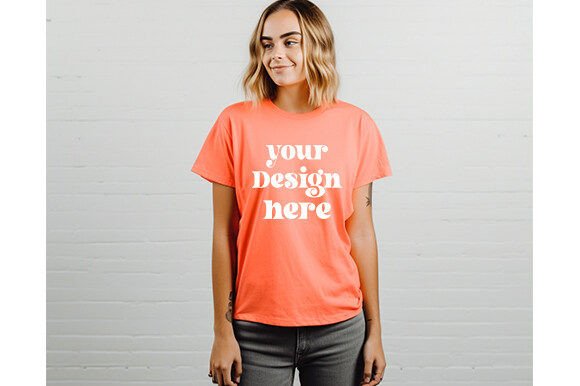 Comfort Colors C1717 Mockup: Graphics for T-Shirts