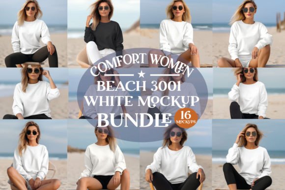 Comfort Women Beach 3001: Graphics for Hoodies Sweatshirts