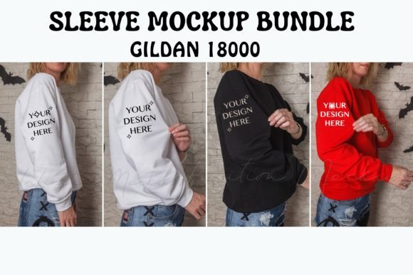 Gildan 18000 Sleeve Graphics for Hoodies Sweatshirts