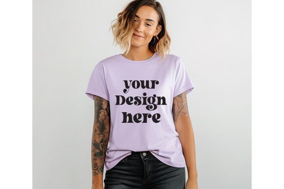 Graphics for T-Shirts: C1717 Orchid Mockup Review