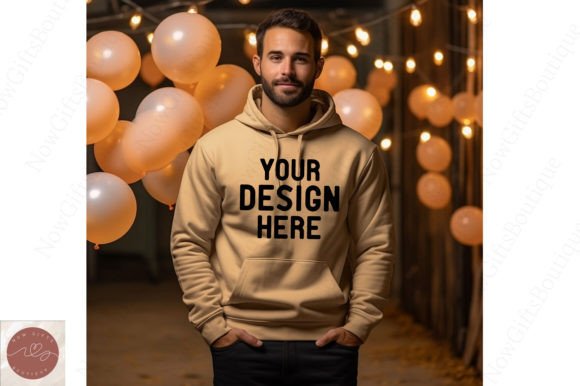 Happy New Year Hoodie Mockup: Graphics for Sellers