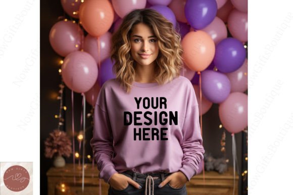 Happy New Year Sweatshirt Mockup 87: Graphics for Hoodies Sweatshirts