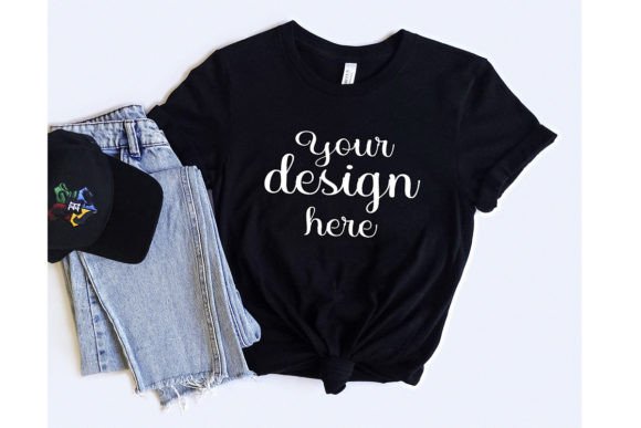 Reviewing the Bella Canvas 3001 Mockup Black Shirt