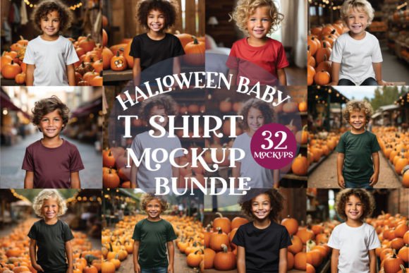 Reviewing the Halloween Baby T-shirt Mockup Bundle