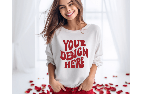 Valentine White Sweatshirt Graphics for Hoodies